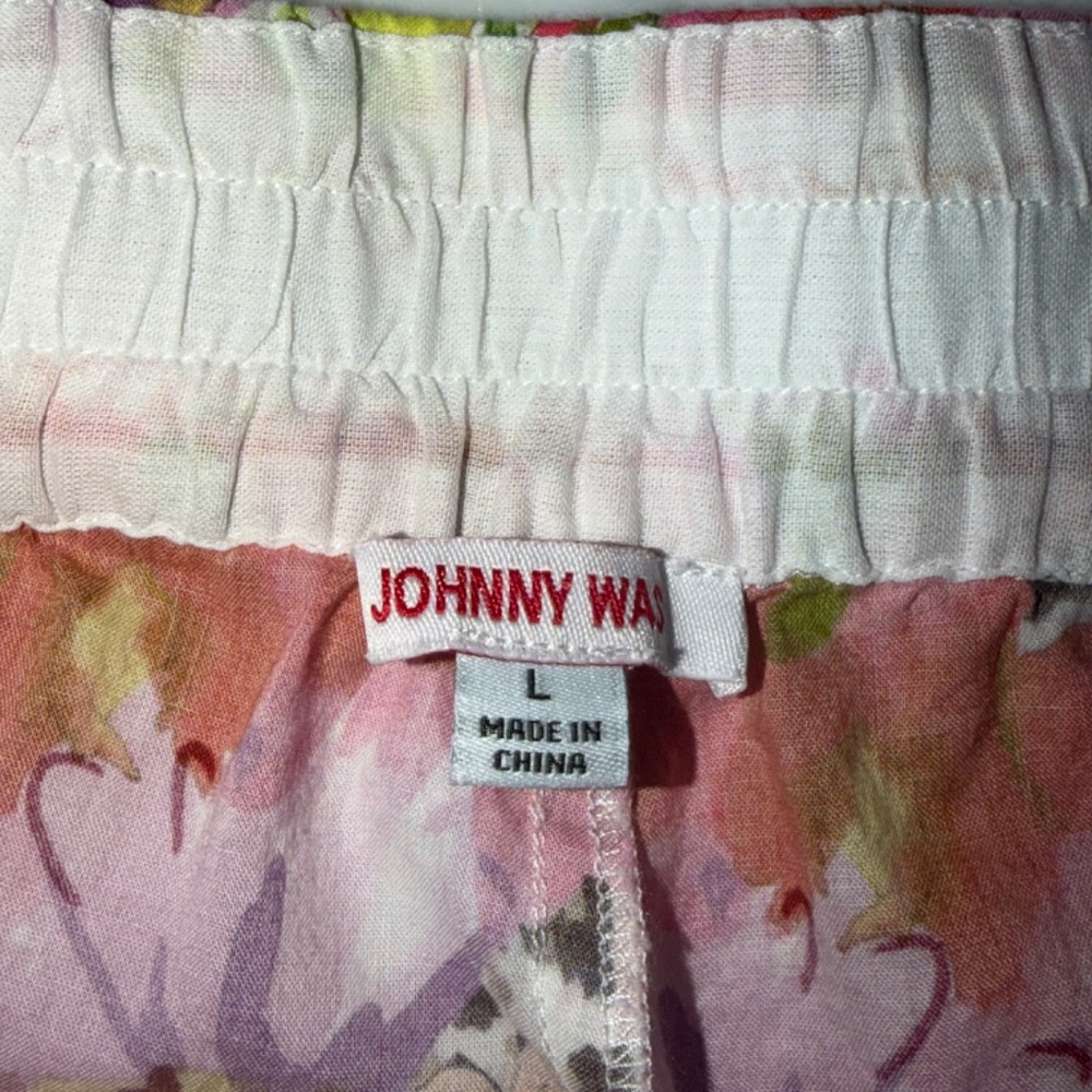 Johnny Was Wild Garden Cotton Shorts Size L - Picture 7 of 9